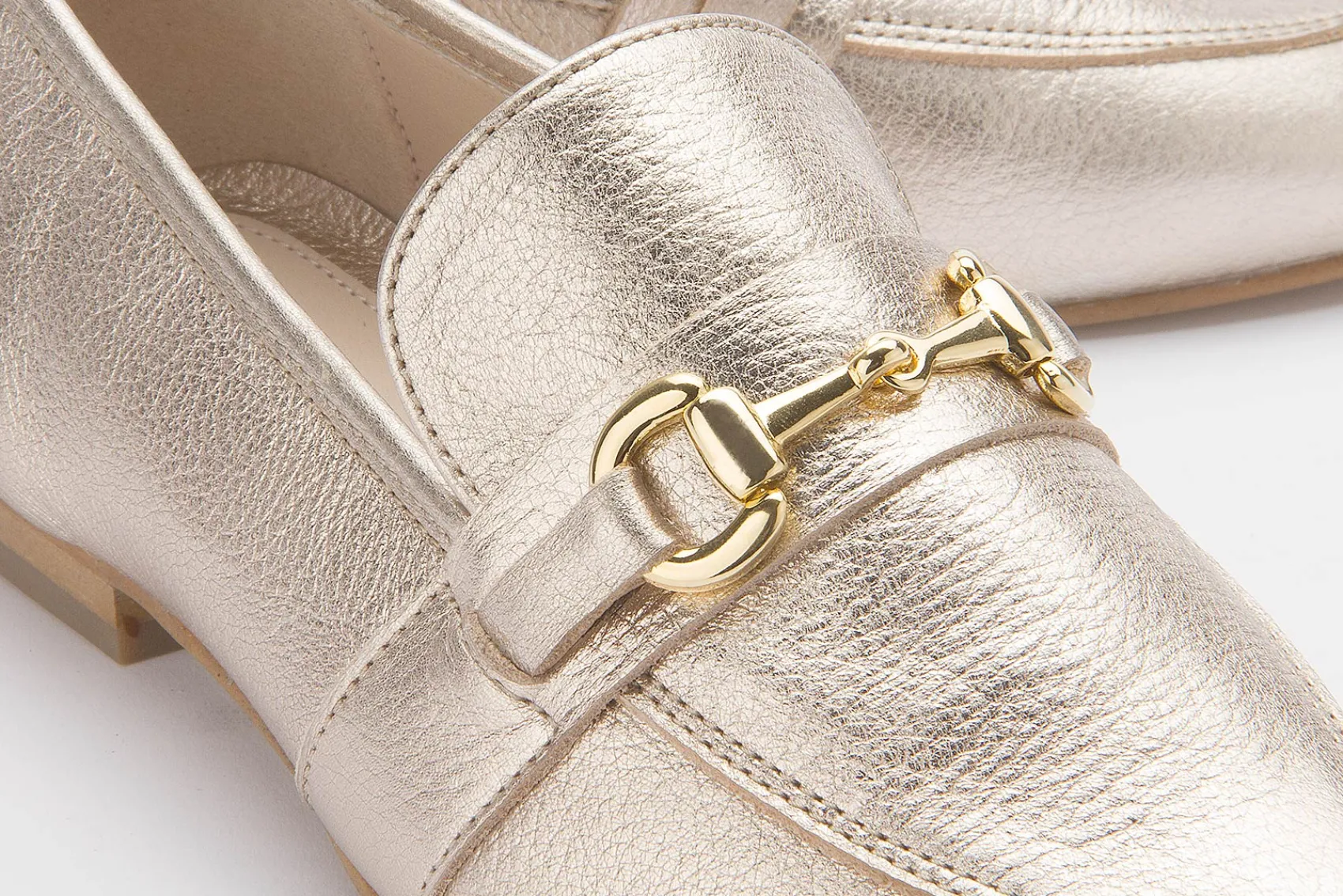 Slipper|Horsch Schuhe Slipper in Untergrößen Gold