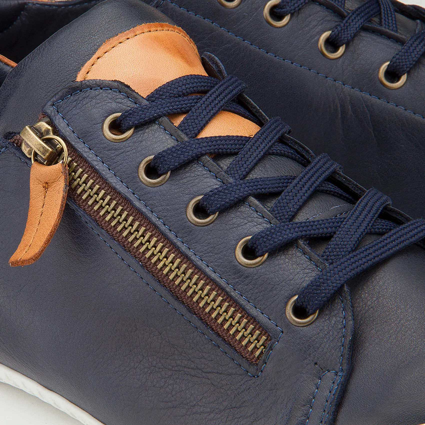 Sneaker|Schnürschuhe|Horsch Schuhe Sneaker in Übergrößen Blau