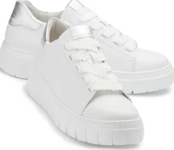 Sneaker|Schnürschuhe|Gabor Sneaker in Übergrößen Weiß