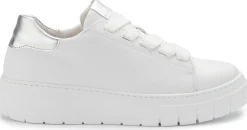 Sneaker|Schnürschuhe|Gabor Sneaker in Übergrößen Weiß