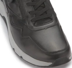 Sneaker|Schnürschuhe|Gabor Sneaker in Übergrößen Schwarz