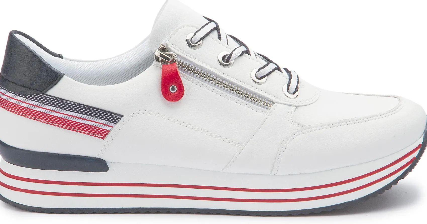 Sneaker|Schnürschuhe|Remonte Sneaker in Übergrößen