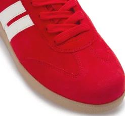 Sneaker|Schnürschuhe|Gabor Sneaker in Übergrößen Rot