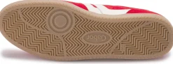 Sneaker|Schnürschuhe|Gabor Sneaker in Übergrößen Rot