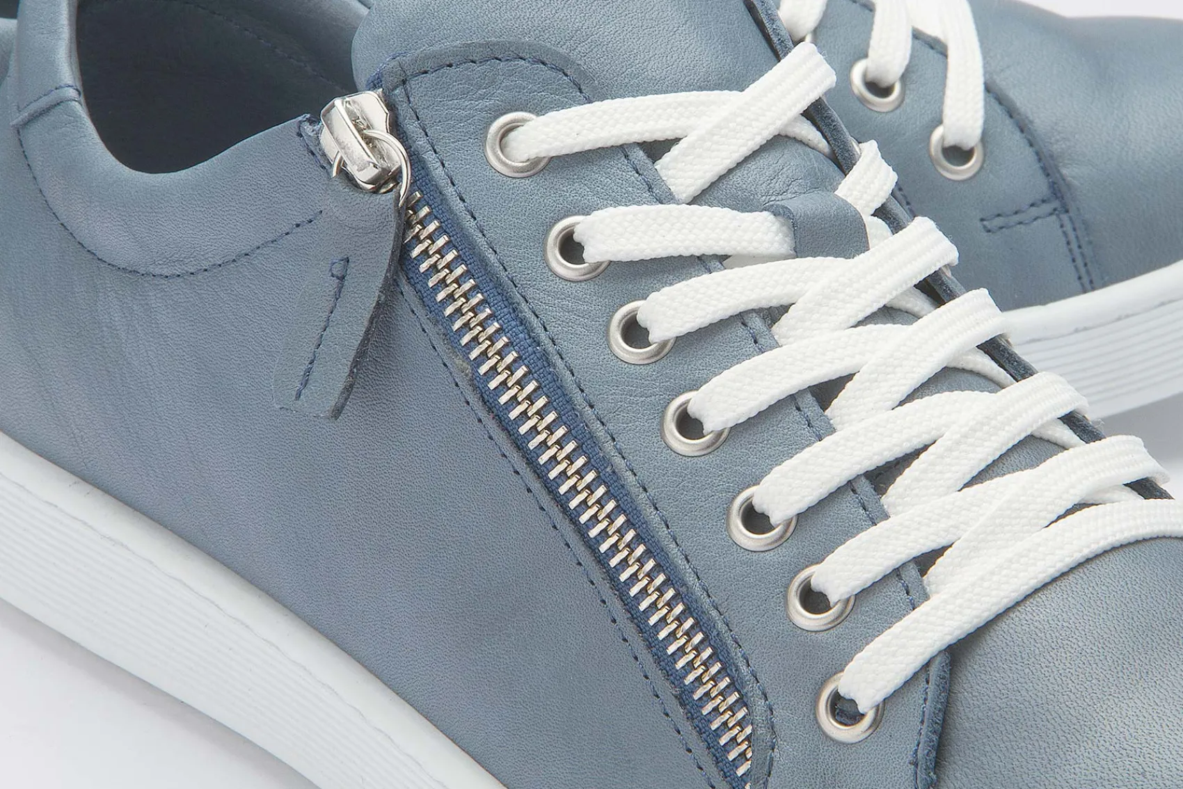 Sneaker|Schnürschuhe|Horsch Schuhe Sneaker in Übergrößen Blau