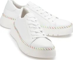 Sneaker|Schnürschuhe|Gabor Sneaker in Übergrößen Weiß
