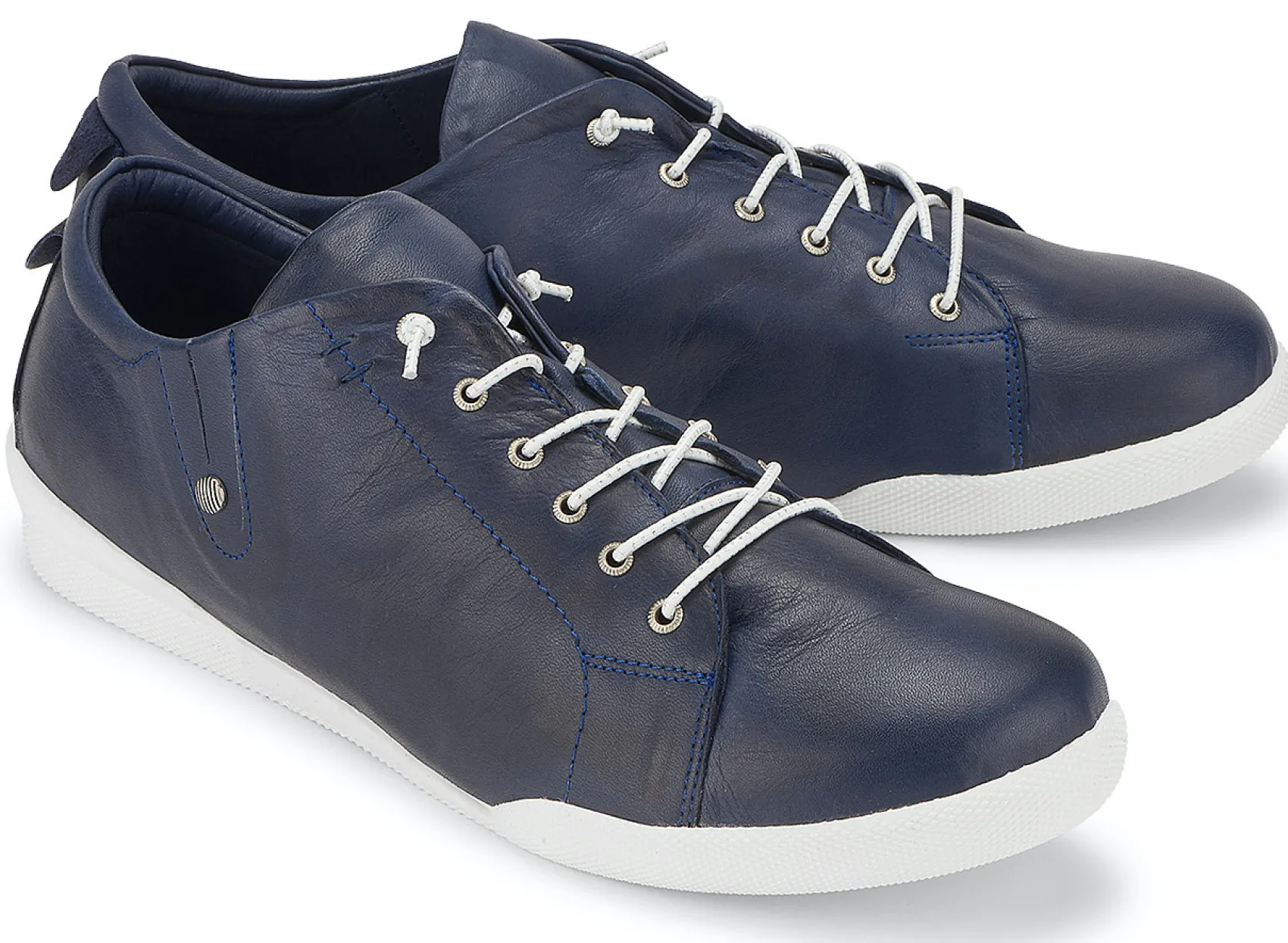Sneaker|Schnürschuhe|Horsch Schuhe Sneaker in Übergrößen Blau