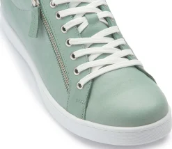Sneaker|Schnürschuhe|Horsch Schuhe Sneaker in Übergrößen Grün