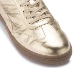 Sneaker|Schnürschuhe|Horsch Schuhe Sneaker in Übergrößen Gold