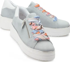 Sneaker|Schnürschuhe|Remonte Sneaker in Übergrößen Blau