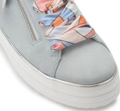 Sneaker|Schnürschuhe|Remonte Sneaker in Übergrößen Blau
