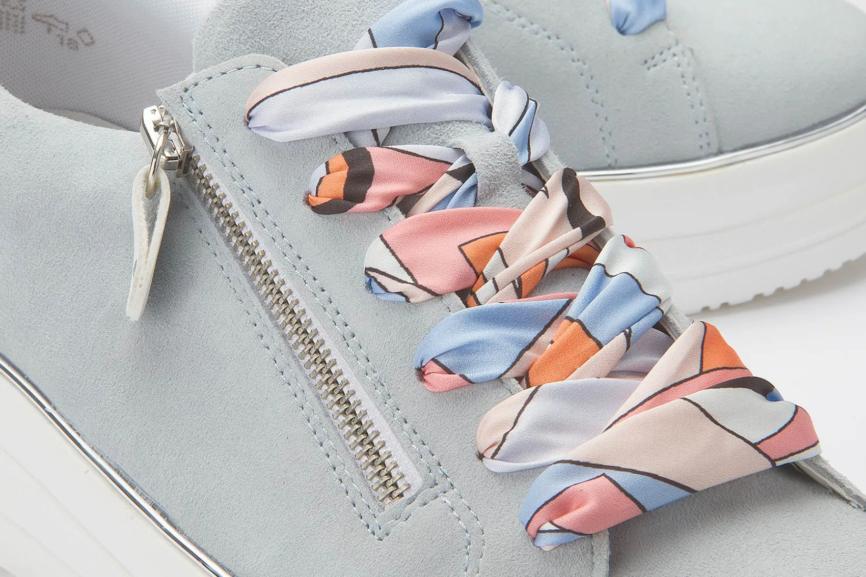 Sneaker|Schnürschuhe|Remonte Sneaker in Übergrößen Blau