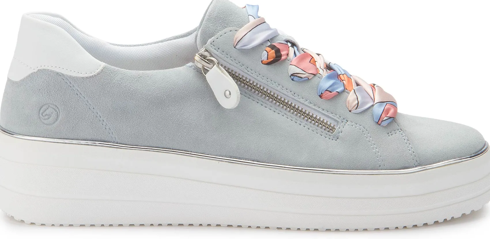 Sneaker|Schnürschuhe|Remonte Sneaker in Übergrößen Blau