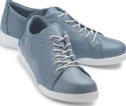 Sneaker|Schnürschuhe|Horsch Schuhe Sneaker in Übergrößen Blau