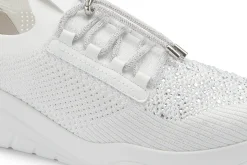 Sneaker|Schnürschuhe|Gabor Sneaker in Übergrößen Weiß