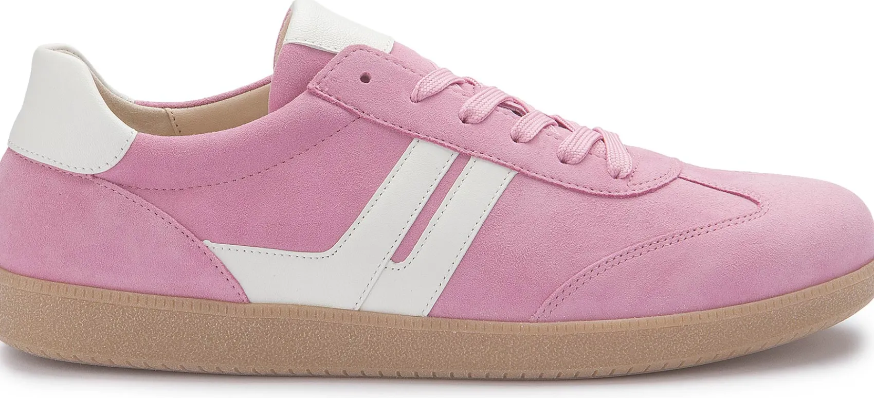 Sneaker|Schnürschuhe|Gabor Sneaker in Übergrößen Rosa