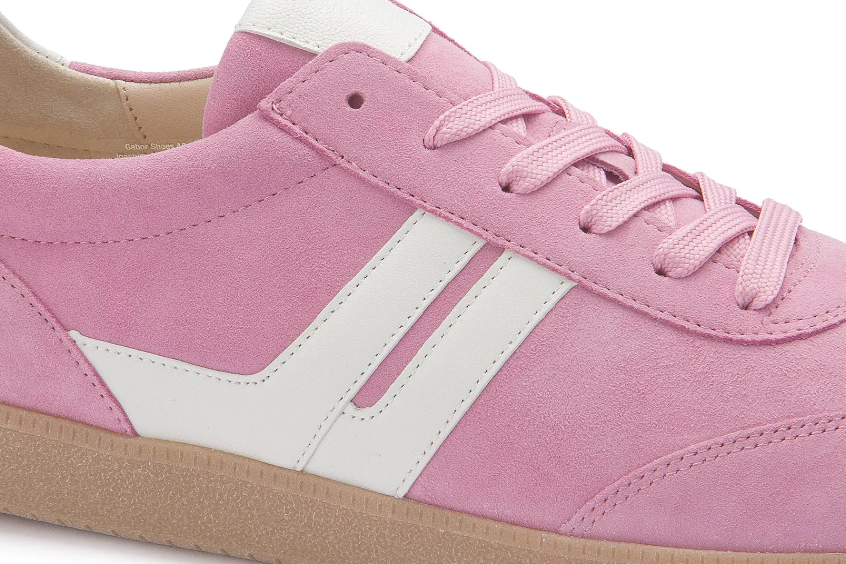 Sneaker|Schnürschuhe|Gabor Sneaker in Übergrößen Rosa