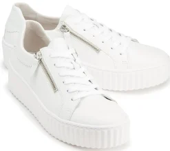 Sneaker|Schnürschuhe|Gabor Sneaker in Übergrößen Weiß