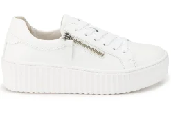Sneaker|Schnürschuhe|Gabor Sneaker in Übergrößen Weiß