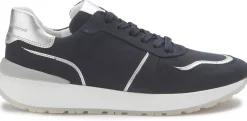 Sneaker|Schnürschuhe|Gabor Sneaker in Übergrößen Blau
