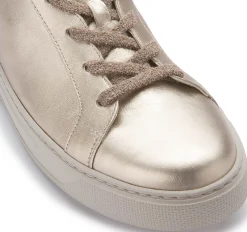 Sneaker|Schnürschuhe|Gabor Sneaker in Übergrößen Gold