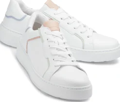Sneaker|Schnürschuhe|Gabor Sneaker in Übergrößen Weiß