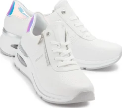 Sneaker|Schnürschuhe|Remonte Sneaker in Übergrößen Weiß