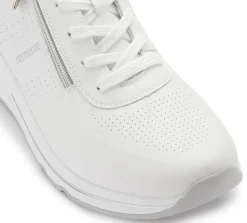 Sneaker|Schnürschuhe|Remonte Sneaker in Übergrößen Weiß