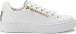 Sneaker|Schnürschuhe|Gabor Sneaker in Übergrößen Weiß