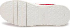 Sneaker|Schnürschuhe|Gabor Sneaker in Übergrößen Rot