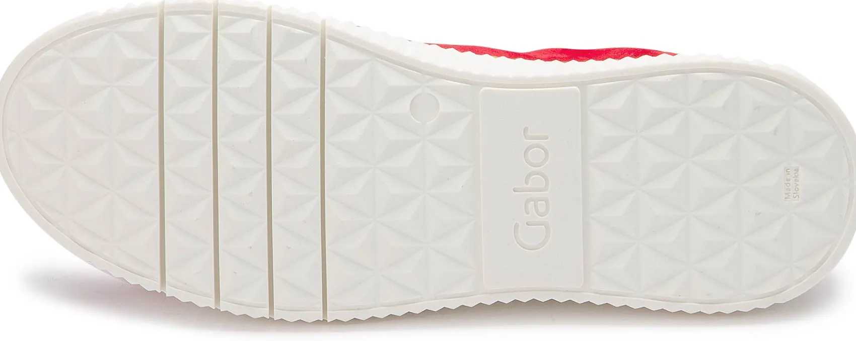 Sneaker|Schnürschuhe|Gabor Sneaker in Übergrößen Rot