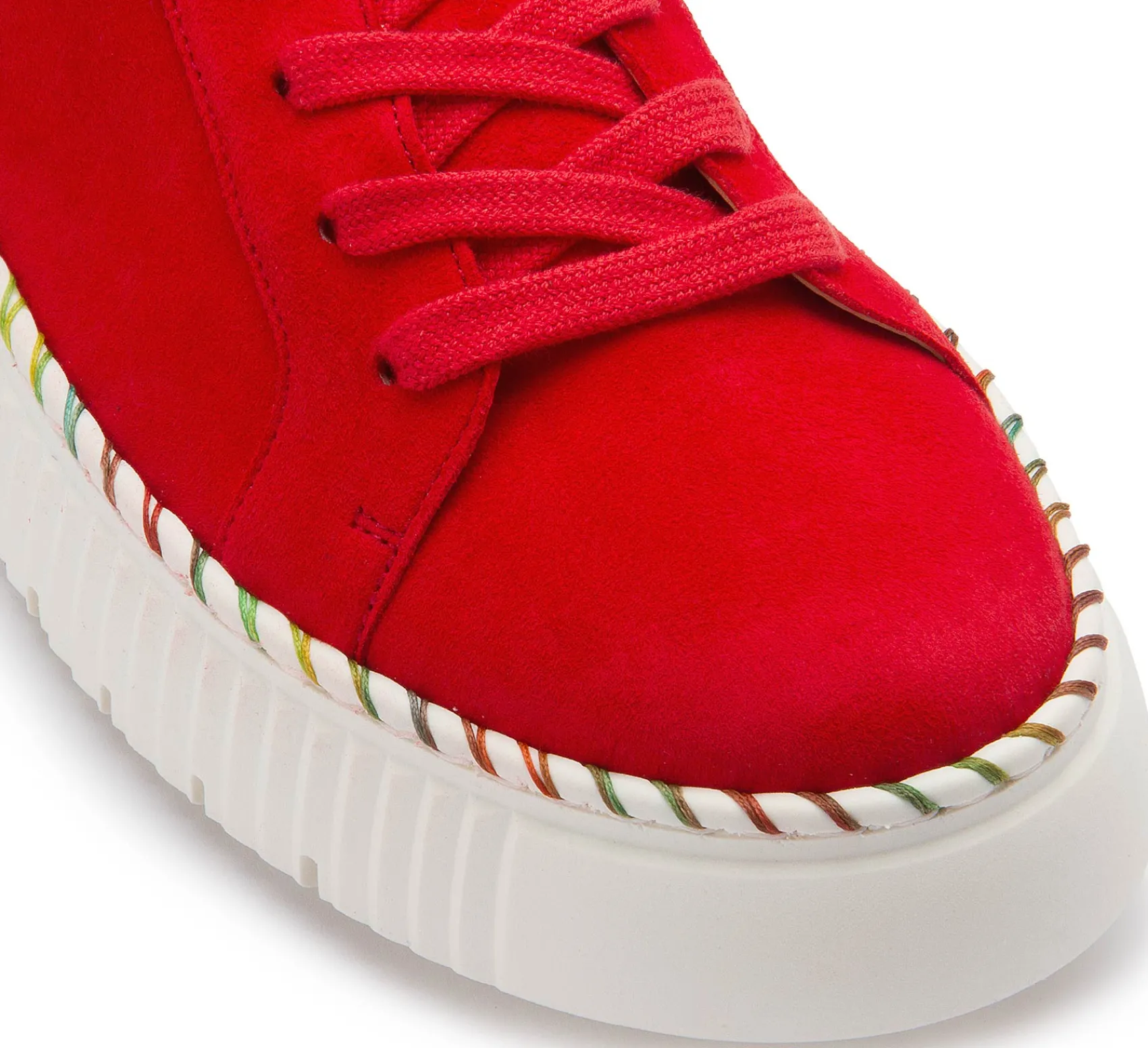 Sneaker|Schnürschuhe|Gabor Sneaker in Übergrößen Rot