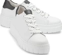 Sneaker|Schnürschuhe|Gabor Sneaker in Übergrößen Weiß