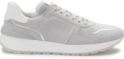 Sneaker|Schnürschuhe|Gabor Sneaker in Übergrößen Grau
