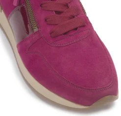 Sneaker|Schnürschuhe|Gabor Sneaker in Übergrößen Lila