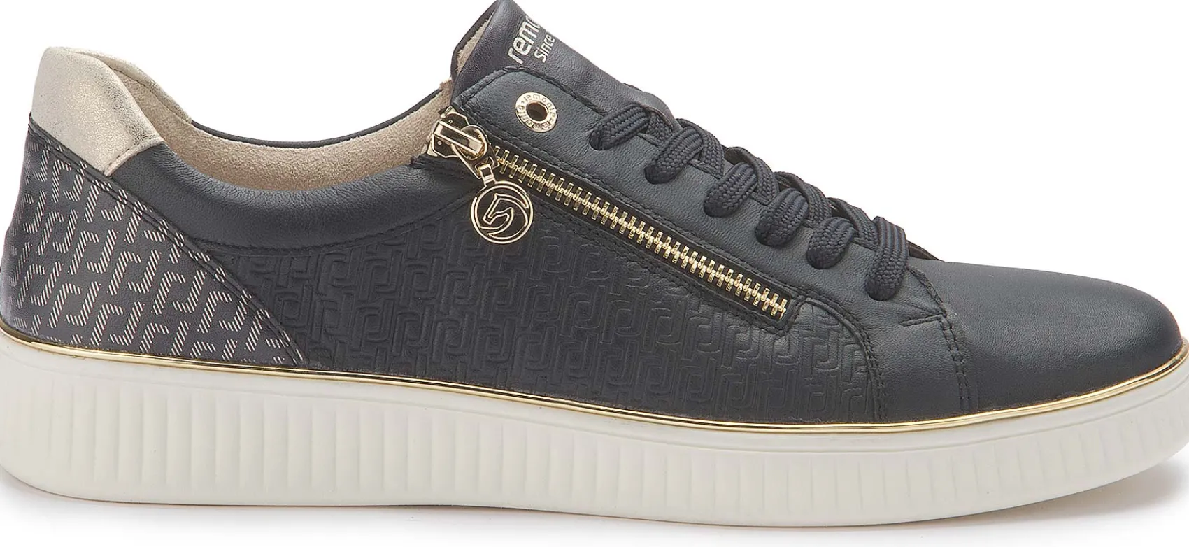 Sneaker|Schnürschuhe|Remonte Sneaker in Übergrößen Blau