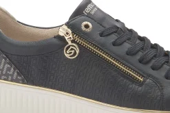 Sneaker|Schnürschuhe|Remonte Sneaker in Übergrößen Blau