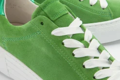 Sneaker|Schnürschuhe|Gabor Sneaker in Übergrößen Grün