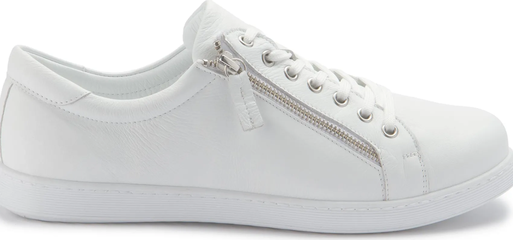 Sneaker|Schnürschuhe|Horsch Schuhe Sneaker in Übergrößen Weiß