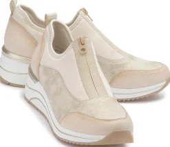 Sneaker|Slipper|Remonte Sneaker in Übergrößen Beige