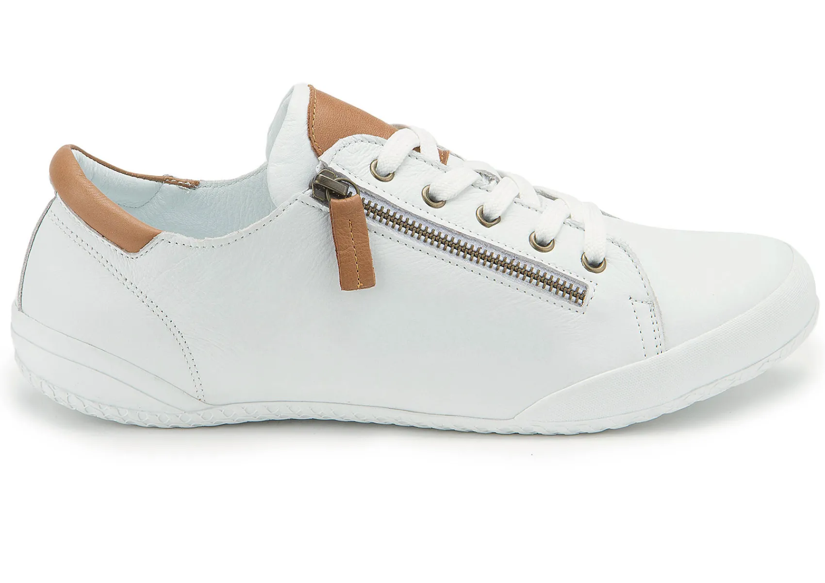 Sneaker|Schnürschuhe|Horsch Schuhe Sneaker in Übergrößen Weiß