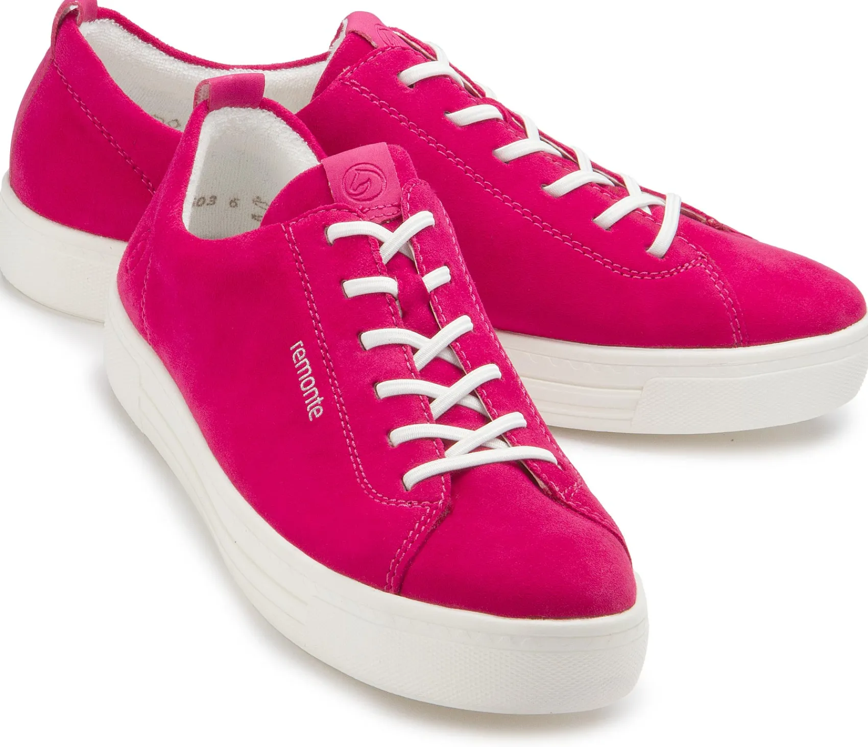 Sneaker|Schnürschuhe|Remonte Sneaker in Übergrößen Pink