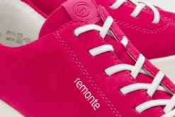 Sneaker|Schnürschuhe|Remonte Sneaker in Übergrößen Pink