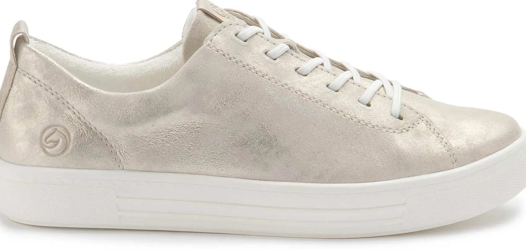 Sneaker|Schnürschuhe|Remonte Sneaker in Übergrößen Grau