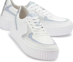 Sneaker|Schnürschuhe|Gabor Sneaker in Übergrößen Weiß