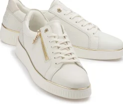 Sneaker|Schnürschuhe|Remonte Sneaker in Übergrößen Weiß
