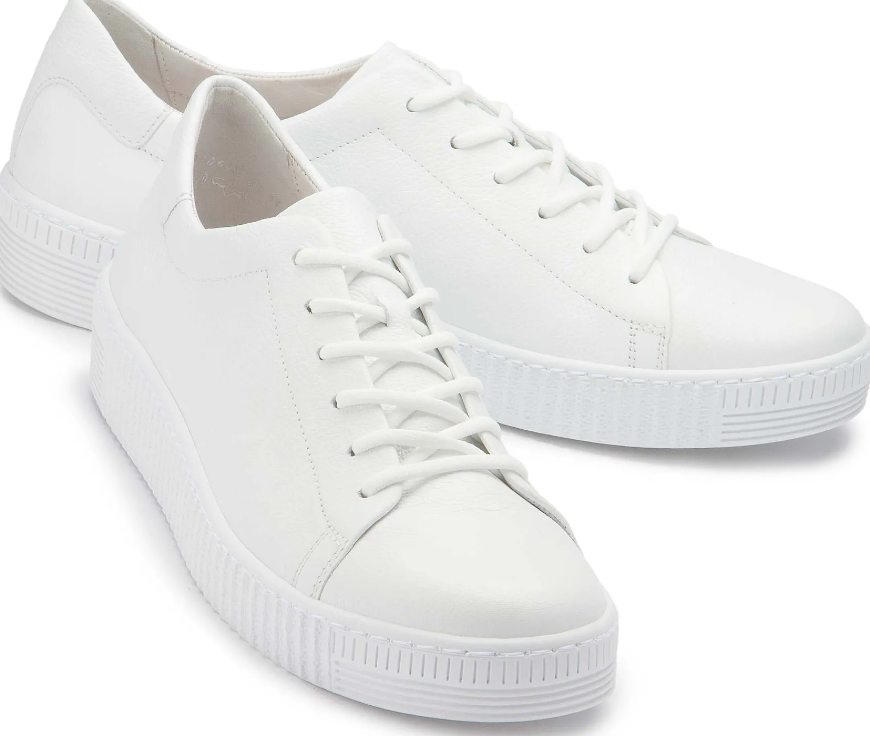 Sneaker|Gabor Sneaker in Übergrößen Weiß