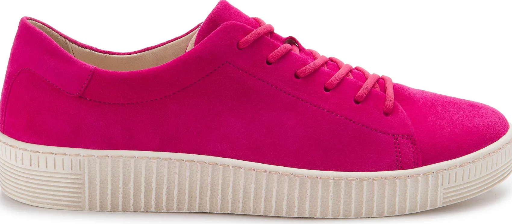 Sneaker|Schnürschuhe|Gabor Sneaker in Übergrößen Pink