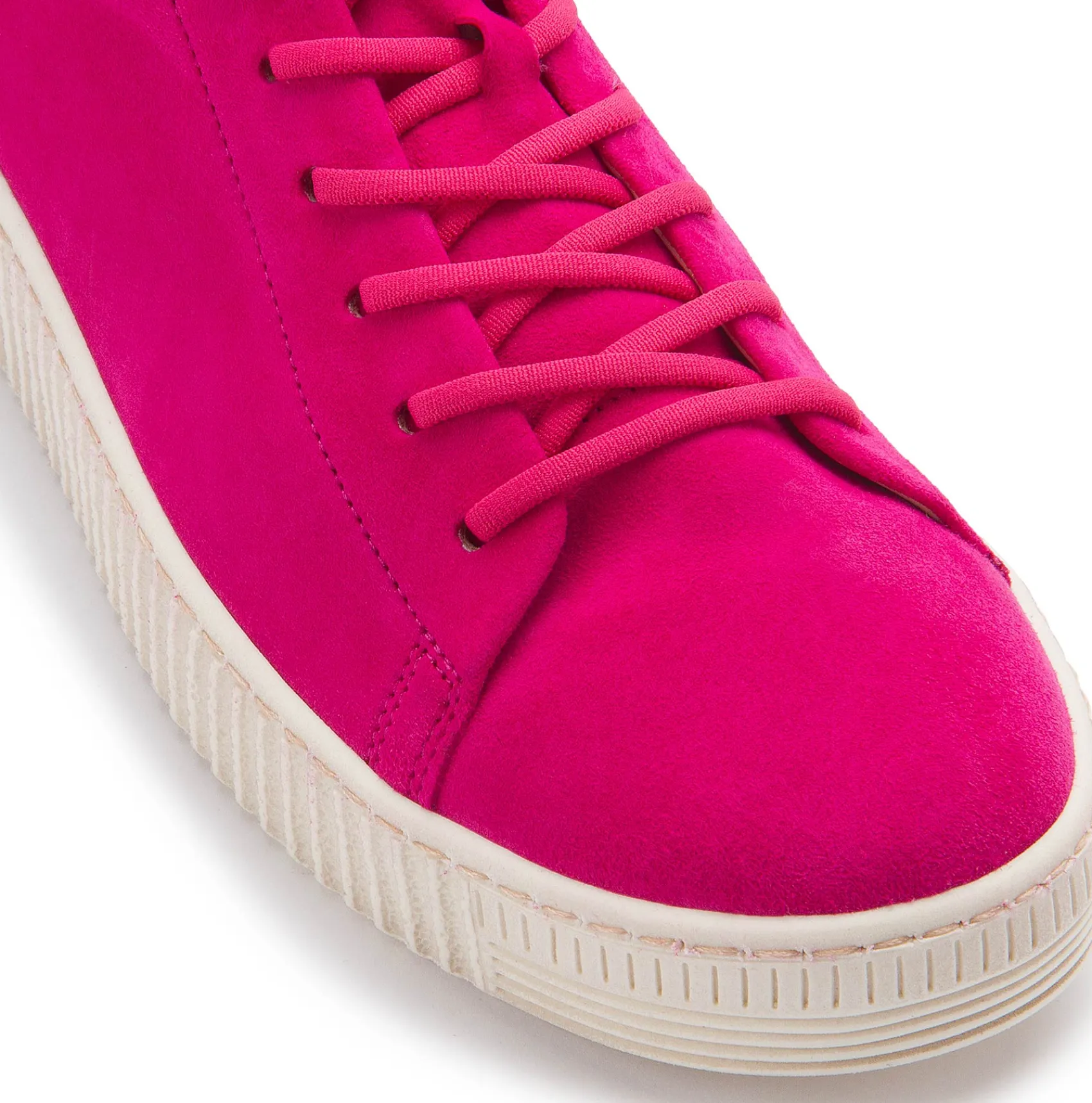 Sneaker|Schnürschuhe|Gabor Sneaker in Übergrößen Pink