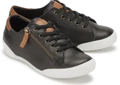 Sneaker|Schnürschuhe|Horsch Schuhe Sneaker in Übergrößen Schwarz